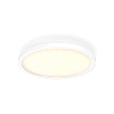 Obrázek Philips Hue White Ambiance Aurelle panelové světlo bílé vč. stmívacího spínače, 2200 lm, kulaté, stmívatelné, všechny odstíny bílé, ovládání přes aplikaci, kompatibilní s Amazon Alexa (Echo, Echo Dot)