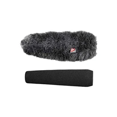 Obrázek Rycote 055210 ME66 ochrana proti větru pro mikrofony Shotgun, pěnová hmota a kožešina, 18 cm