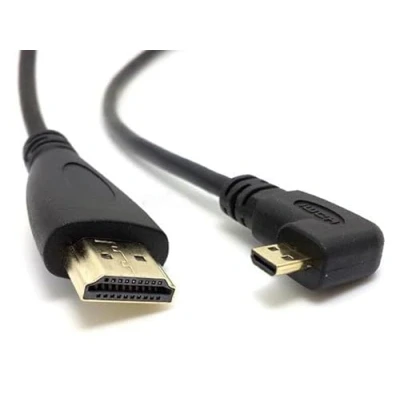 Obrázek System S Micro HDMI na standardní úhlový konektor kabel adaptér