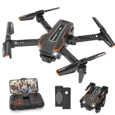 Obrázek dron s kamerou HD 720P pro děti, RC kvadrokoptéra WiFi přenosem, bezhlavý režim, 3D Flip, udržování výšky, dráhy, hračky a dárky chlapce, dívky, začátečníky