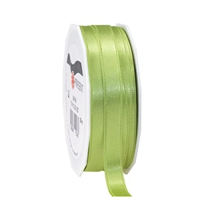 Obrázek PRÄSENT C.E. Pattberg Satin pastellgrün, 50 m Satinband zum Einpacken von Geschenken, 6 mm Breite, Geschenkband Dekorieren &amp; Basteln, Dekoband, Anlass
