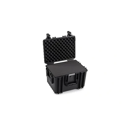 Obrázek B&amp;W Transportkoffer Outdoor Typ 5500 Schwarz mit Würfelschaum wasserdicht nach IP67 Zertifizierung, staubdicht, bruchsicher und unverwüstlich