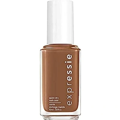Obrázek Essie Schnelltrocknender Nagellack „expressie“, Nr. 70 cold brew crew, Braun, Vegane Formel, 10 ml