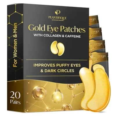 Obrázek Plantifique oční polštářky proti kruhům pod očima Eye Pads 20 párů maska Patches Pad Mask gel vaky Elixír ze