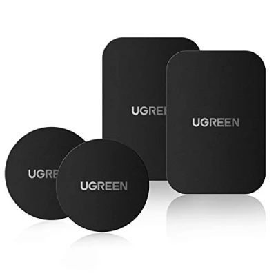 Obrázek UGREEN kovová deska pro magnetický držák na mobilní telefon do auta kovové destičky samolepicí mobil 3M lepidlo magnet