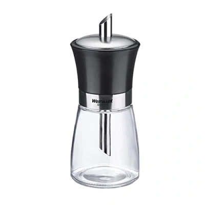 Obrázek Westmark Dávkovač cukru, objem: 190 ml, sklo/nerezová ocel/plast, černý, transparentní/černá/stříbrná, 63592260