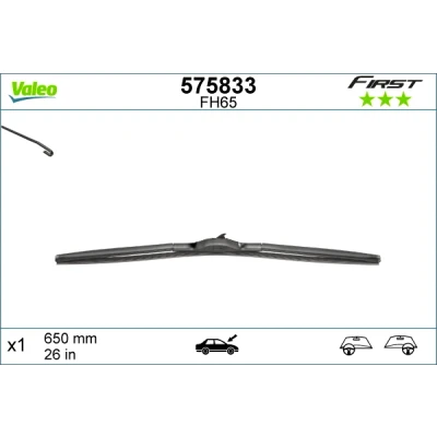 Obrázek VALEO 575833 VAL listy stěrače