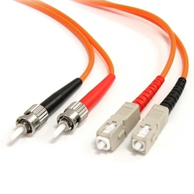 Obrázek StarTech.com 2m Duplex Multimode 62,5/125 ST na SC optický kabel / LWL oranžový