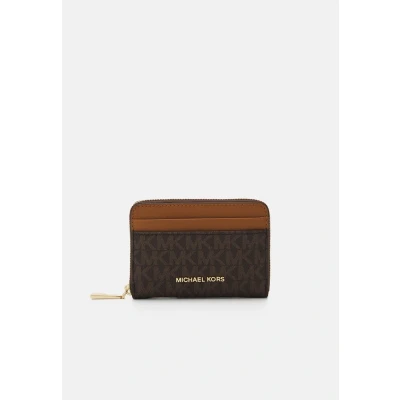 Obrázek Michael Kors JET SET COIN CARD CASE Peněženka, Ženy, Velikost: One Size, Brown