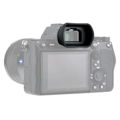 Obrázek Große Augenmuschel Silikon für Sony Alpha A9, A9II, A7, A7II, A7III, A7R, A7RII, A7RIII, A7RIV, A7S, A7SII, A58, A99II Ersetzt FDA EP18 Okular