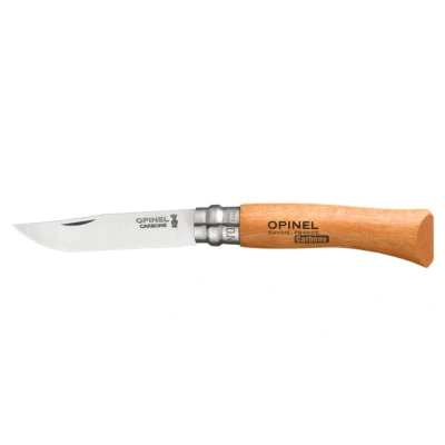 Obrázek Opinel Uhlíkový nůž pro dospělé blistr 2540079 N 07, přírodní
