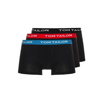 Obrázek TOM Tailor Triple PACK Boxerky, Muži, Velikost: Small, Black