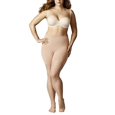 Obrázek FALKE Dámské Beauty Plus 20 DEN punčochové kalhoty průhledné pro velké velikosti matné komfortní pas bez tlaku jemné zesílené špice nohy jemný šev měkký materiál 1 kus, Černá