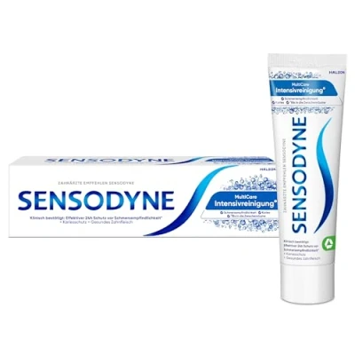 Obrázek Sensodyne MultiCare intenzivní čištění zubní pasta, 75 ml, denní pasta s fluoridem, pro zuby citlivé na bolest