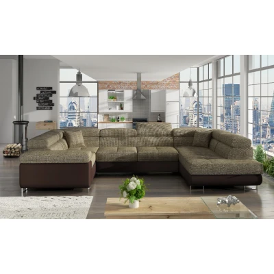 Obrázek Letto sedací souprava Materiál / Dekor: Berlin 03, Ekokůže Soft 66, Orientace: Pravá
