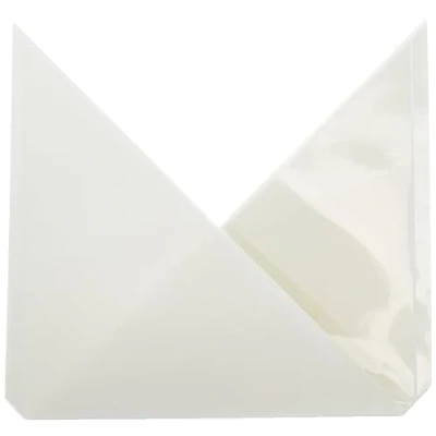 Obrázek VELOFLEX 2217000 trojúhelníkové kapsy VELOCOLL lepicí rohy PP fólie, 17 x cm, samolepicí, 8 kusů