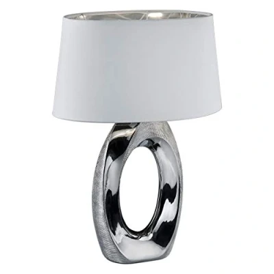 Obrázek Stolní lampa od Reality Leuchten, keramická s textilním stínítkem