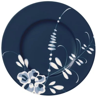 Obrázek Villeroy &amp; Boch Talíř na chléb Vieux Luxembourg Brindille 16 cm modrý, vhodný do myčky nádobí, mikrovlnné trouby, jídelní talíř, keramika, prémiový porcelán