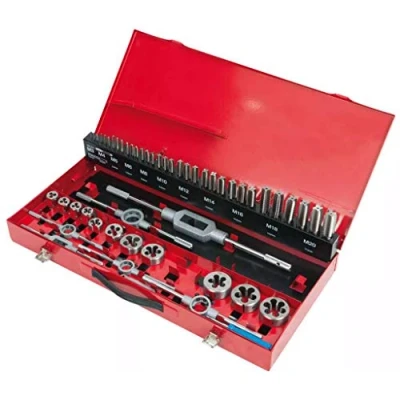 Obrázek KS Tools 331.0654 HSS sada závitových nástrojů, 54dílná