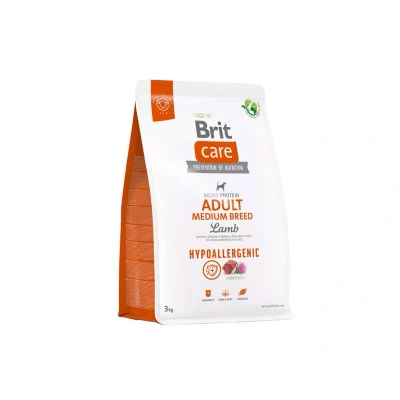 Obrázek BRIT CARE Dog Hypoallergenic Adult Medium Breed 3kg