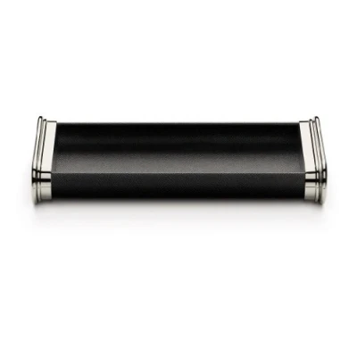 Obrázek Graf von Faber Castell 118540 odkládací přihrádka s Lederummantelung, vysoce lesklý Kov tváře, Černá