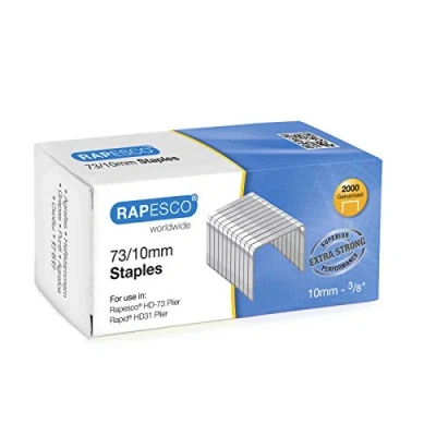Obrázek Rapesco 1260 73/10 mm pozinkované spony, 2000 kusů