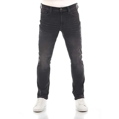 Obrázek MUSTANG Pánské džíny Stretch Slim Fit Vegas džínové kalhoty Denim černé šedé modré 30 31 32 33 34 36 38 40, Black (4000 883)