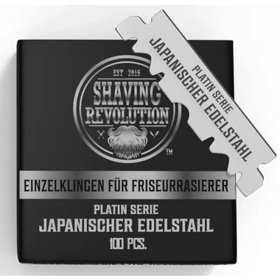Obrázek Shaving Revolution 100x břitva na holení holicí strojek Barber nůž z nerezové oceli