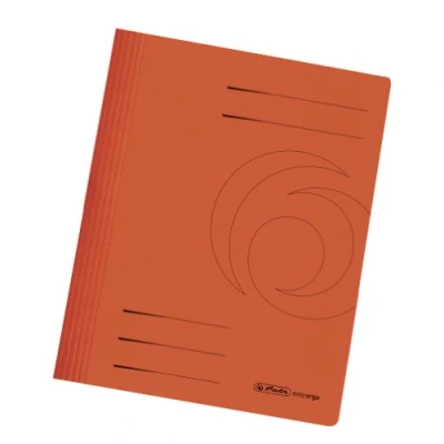 Obrázek Herlitz 11037009 rychlovazač A4 Karton složený oranžový intenzivní balení 10 ks