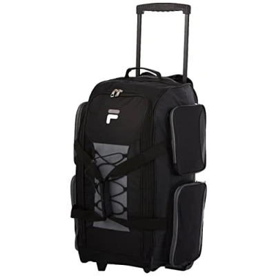 Obrázek FILA Unisex 26&quot; Lightweight Rolling Duffel Bag sportovní taška černá jednotná velikost