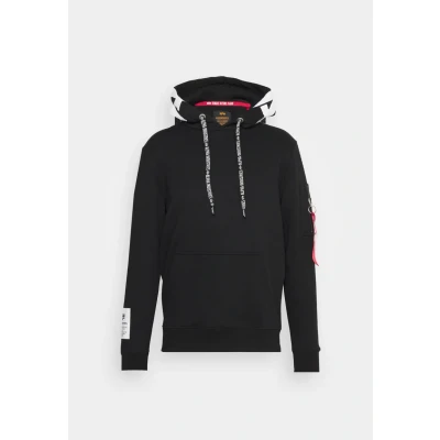 Obrázek Alpha Industries Hoody Mikina s kapucí, Muži, Velikost: XXL, Black