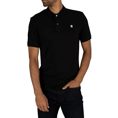 Obrázek G STAR Pánské Dunda Slim Polo Ss Polos, černá (Dk Black D11595 5864 6484)