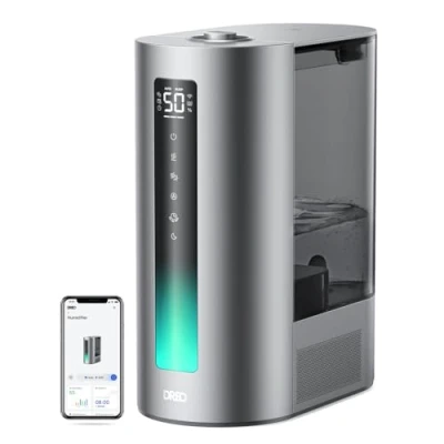 Obrázek Dreo 6L Smart Luftbefeuchter für große Räume, Warm und Kaltnebel Schlafzimmer, 60 Std. Laufzeit, präziser Feuchtigkeitssensor, Aromadiffusor kompatibel mit Alexa.