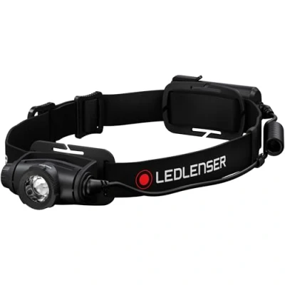 Obrázek Ledlenser H5 Core čelovka LED, 350 lumenů, vodotěsná IP67, zaostřitelná, otočná, plynule stmívatelná, 2x AA provoz na baterie, dosah světla 160 m, vč. baterií,
