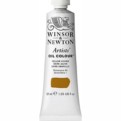 Obrázek Winsor &amp; Newton olejová barva 1214744 Artists 37 ml tuba, umělec s nejvyšší možnou pigmentací, světlostálost žlutý okrová