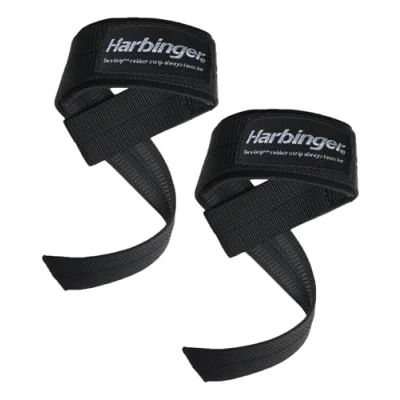 Obrázek Harbinger Big Grip Non Slip Padded Lifting Strap, černá, standard