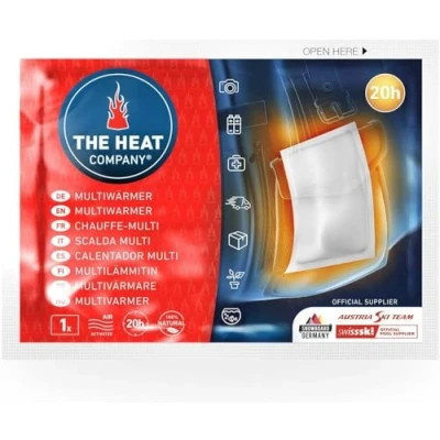Obrázek THE HEAT COMPANY Ohřívací polštářky pro více tepla 10 kusů EXTRA teplé přepravní ohřívač bez lepicí plochy těla 20 hodin spolehlivé teplo aktivováno vzduchem čistě přírodní