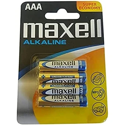 Obrázek Maxell 723671.60.CN Alkaline Batterie, Micro AAA, 4er Blister