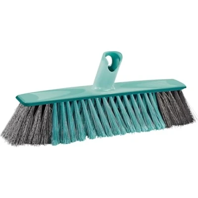 Obrázek Leifheit Allround smeták Xtra Clean 30 cm s X štětinami, se štětinami z plastového vlákna, koště šikmou násadou, hlava koštěte bez násadky, smetáček zacvakávacím systémem
