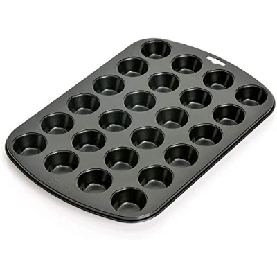 Obrázek Kaiser Inspiration mini muffin cín pro 24 muffinů 38 x 27 cm, nepřilepená krátká doba pečení sladké a slané recepty
