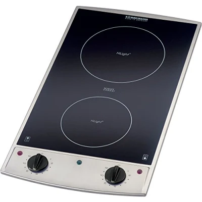 Obrázek ROMMELSBACHER Domino vestavná varná deska EBC 3075/E Made in Germany, plocha na vaření SCHOTT CERAN®, plynulá regulace teploty, energeticky úsporná, 3000 W, montážní rozměry 270 x 500 75 mm,