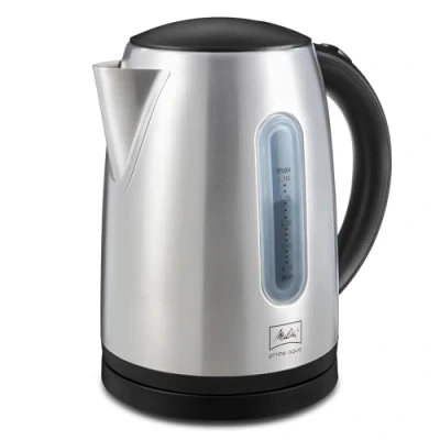 Obrázek Rychlovarná konvice MELITTA Prime Aqua, nerezová ocel, 1,7 l, 2200 W, vyjímatelný filtr vodního kamene, LED osvětlení, 1018 02