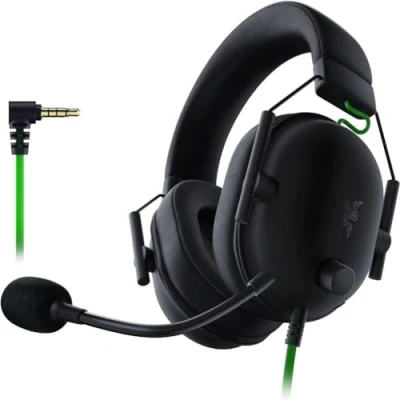 Obrázek Razer BlackShark V2 X herní headset: 7.1 Surround Sound ovladač 50 mm polštář z paměťové pěny pro PC, PS4, PS5, Switch, Xbox One, Series XS, Mobile 3,5 jack černá
