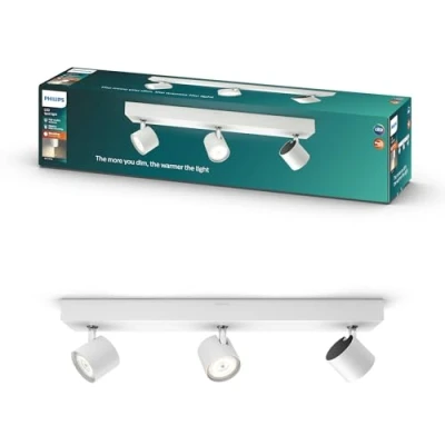 Obrázek Stropní svítidlo Philips myLiving LED Star, 3 žárovky, x 4,5 W, bílé