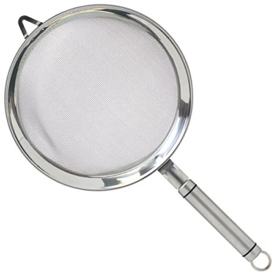 Obrázek KitchenCraft Profesionální síto s jemnými oky, ušlechtilá ocel, stříbrná, 10 x 18 34,6 cm