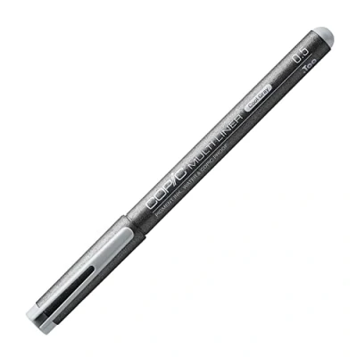 Obrázek COPIC Multiliner 0,5 mm, Cool Gray, Fineliner s jemnou špičkou a voděodolným pigmentovým inkoustem