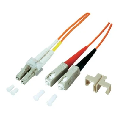 Obrázek EFB Elektronik Duplex Jumper LC SC 50/125,OM4,LSZH,Erika violett,2.0mm,10m
