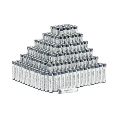 Obrázek Amazon Basics AAA alkalické baterie, průmyslová kvalita, 1,5 V, kapacita 5 let, 300 kusů