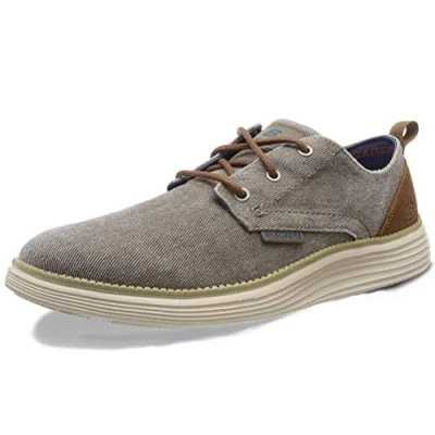 Obrázek Skechers Pánský status 2.0 Pexton Derbys, Taupe Canvas