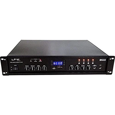 Obrázek LTC PAA150BT 4 Zonen Verstärker mit 90 W, Mikrofon und Line Eingängen Bluetooth, USB, SD FM Tuner Schwarz